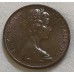 AUSTRALIA 1978 . TWO 2 CENTS COIN . FRILLED NECK LIZARD
